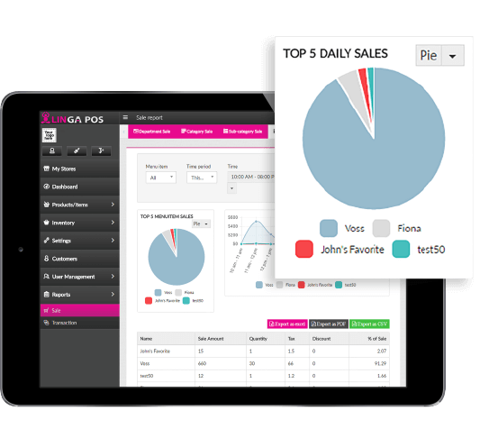 screenshot of Linga rOS System
